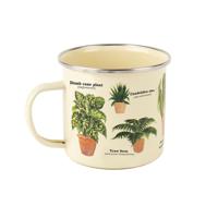 Gift Republic Kamerplant - Emaille Mok