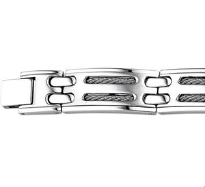 TFT Armband Staal Poli/mat 13 mm 21 cm