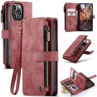 Caseme - iPhone 14 Pro - Portemonnee hoes - Rood