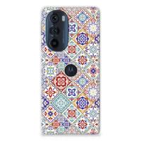 Motorola Edge 30 Pro | TPU | Siliconen hoesje | Tiles Color