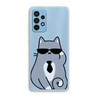 Cool cat: Samsung Galaxy A52 Transparant Hoesje