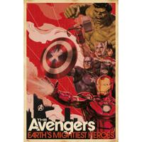 Poster Marvel Avengers Earths Mightiest Heroes 61x91,5cm