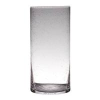 Hakbijl Glass Archer Soda Bubbles Cilinder Vaas - H 40 x D 19 cm