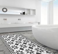 Vloerkleed in klassieke stijl vinyl tapijt mozaïek