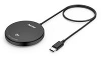 Hama 00201725 draadloze oplaadontvanger voor mobiele toestellen Mobiele telefoon/Smartphone USB Type-C