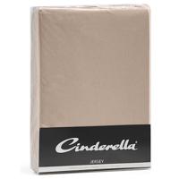 Cinderella Jersey Topper Hoeslaken Taupe-Lits-jumeaux (180x200/210 cm) - thumbnail