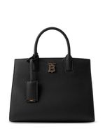 Burberry sac cabas Frances à plaque logo - Noir