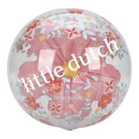 Little Dutch Strandbal 3D Figuur Pink Flowers 35 cm Little Dutch Strandbal 3D Figuur Pink Flowers 35 cm