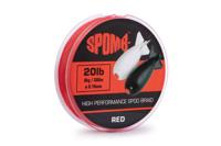 Spomb Braid 300m 20Lb 0.18mm Red