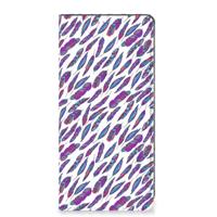 OPPO A54 5G | A74 5G | A93 5G | Hoesje met Magneet | Feathers Color