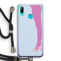 Pink panty: Huawei P Smart (2019) Transparant Hoesje met koord