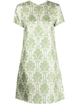 La DoubleJ robe Mini Swing à coupe évasée - Vert