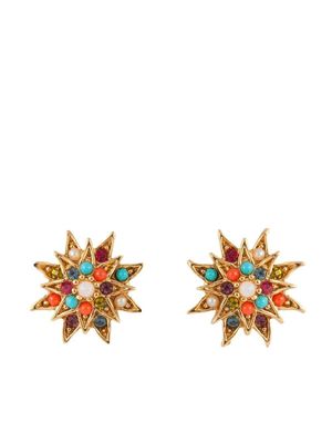 Susan Caplan Vintage x D'Orlan boucles d'oreilles serties de cristal (années 1980)