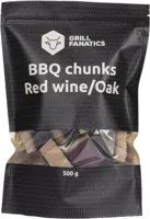 Grill Fanatics barbecue chunks rode wijn/eiken 500 gram