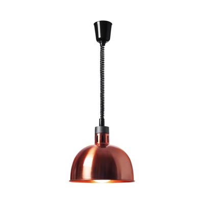 warmtelamp - koper - 29 x 29 x 29 cm - Royal Catering - staal - in hoogte verstelbaar