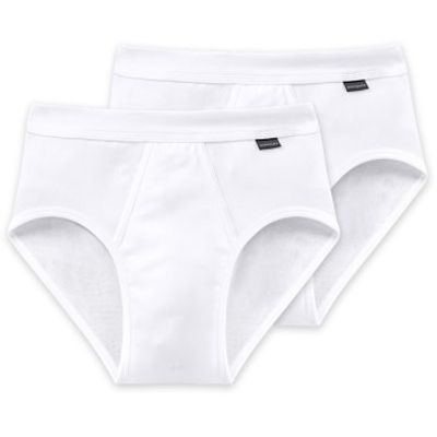 Schiesser 2 stuks Essentials Fine Rib Sports Briefs