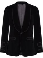 Dolce & Gabbana blazer droit ajusté - Noir