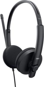 Dell Dell Stereoheadset - WH1022 On Ear headset Zwart