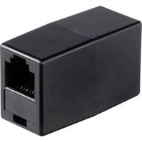 Renkforce Telefoon (analoog) Adapter [1x RJ12-bus 6p6c - 1x RJ12-bus 6p6c] Zwart - thumbnail