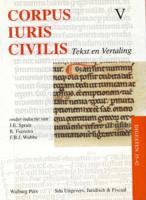 Corpus Iuris Civilis. Tekst en vertaling: deel V (Hardback) Corpus Iuris Civilis. Tekst en vertaling: deel V (Hardback)