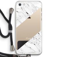 Biggest stripe: iPhone 5 / 5S / SE Transparant Hoesje met koord