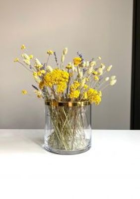 Vaas Gold Dorado - Glas - Transparant & Gouden rand