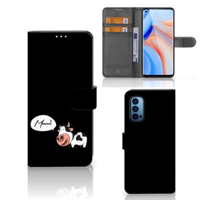 OPPO Reno 4 Pro 5G Leuk Hoesje Cow OPPO Reno 4 Pro 5G Leuk Hoesje Cow