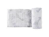 HappyBear Hydrofiele doek - blue giraffe