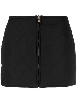 Ksubi minijupe zippée à design réversible - Noir