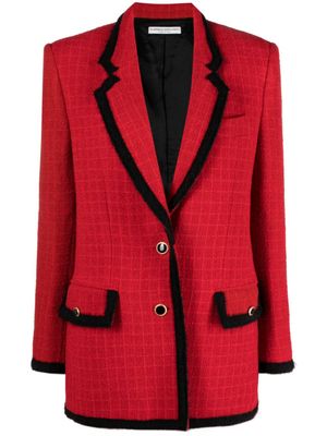 Alessandra Rich Geruite blazer - Rood Alessandra Rich Geruite blazer - Rood