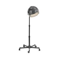 Haardroger - met ionenfunctie en statief - 1200 W - zwart - 66 °C
