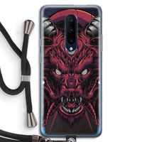 Hell Hound and Serpents: OnePlus 7 Pro Transparant Hoesje met koord
