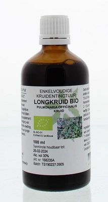 Pulmonaria off herb / longkruid tinctuur bio