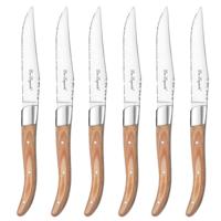 Vleesmessenset Lou Laguiole Louis Hout 23 x 2 x 1 cm Metaal 6 Stuks