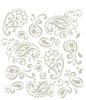 FolkArt • lasergesneden stencil paisley delight
