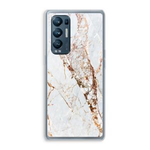Goud marmer: Oppo Find X3 Neo Transparant Hoesje