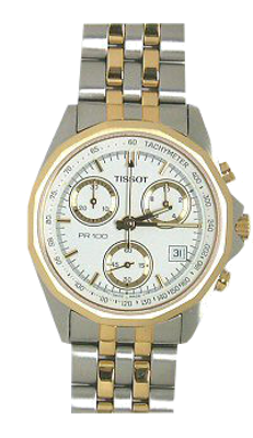 Horlogeband Tissot T25248711A / T605014249 Staal Bi-Color