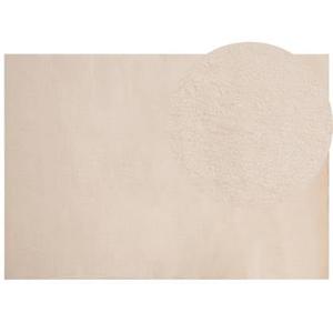 Beliani-MIRPUR-Shaggy vloerkleed-Beige-160 x 230 cm-Polyester