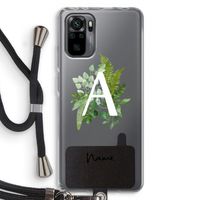 Green Brush: Xiaomi Redmi Note 10 Pro Transparant Hoesje met koord