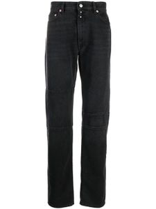 MM6 Maison Margiela jean droit à empiècements - Noir