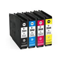 Huismerk Epson T7551-T7554 Inktcartridges Multipack (zwart + 3 kleuren) - thumbnail