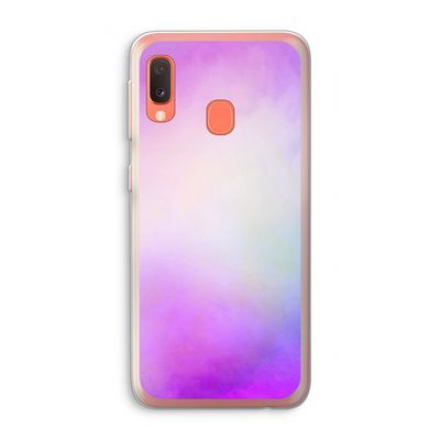 Clouds pastel: Samsung Galaxy A20e Transparant Hoesje