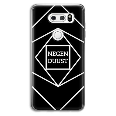 Negenduust geometrisch: LG V30 Transparant Hoesje