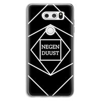 Negenduust geometrisch: LG V30 Transparant Hoesje