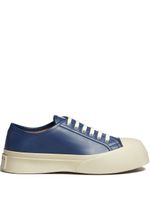 Marni baskets Pablo en cuir - Bleu - thumbnail