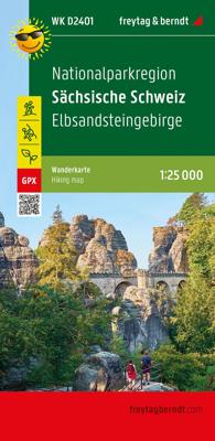 Wandelkaart 2401 Sächsische Schweiz NP Elbsandsteingebirge | Freytag & Berndt
