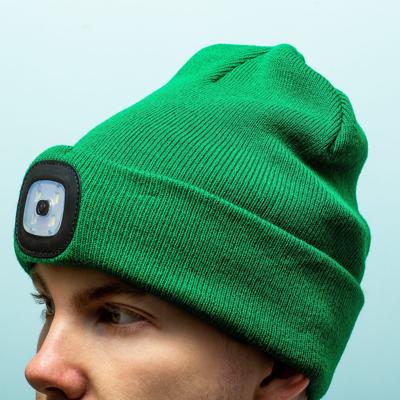 Muts met ledverlichting - Groen
