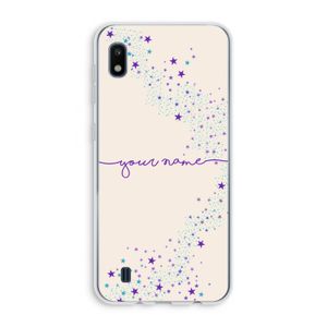 Sterren: Samsung Galaxy A10 Transparant Hoesje