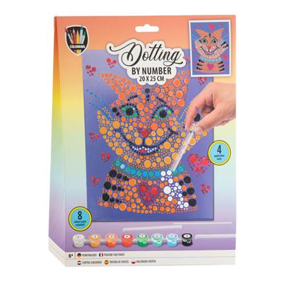 Creative Craft Group Stippen schilderen op nummer dier