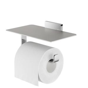 Toiletrolhouder Geesa Craft | Met planchet | RVS gepolijst
